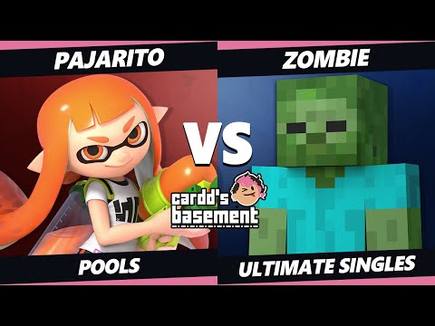 Cardd's Basement Pools - Pajarito (Inkling) Vs. ZOMBIE (Steve) SSBU Ultimate Tournament