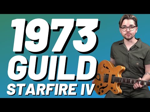 1973 Guild Starfire IV | The Thinnest Neck On A Semi Hollow Body! |