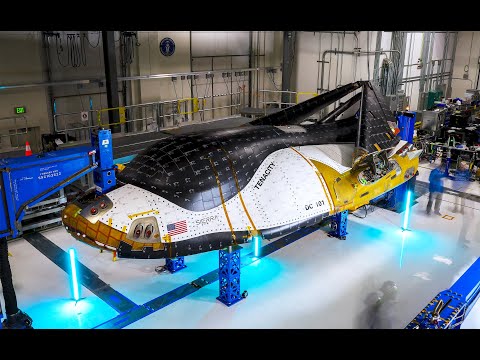 Dream Chaser Spaceplane and Shooting Star Cargo Module Journey