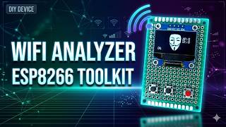 Build WiFi Analyzer Toolkit with Wemos D1 Mini (ESP8266) 🔥 Full Tutorial