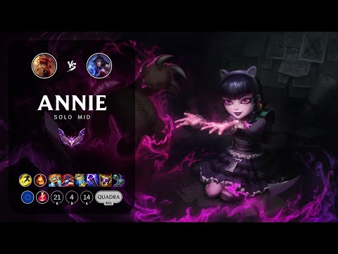 Annie Mid vs Ahri - EUW Master Patch 13.12