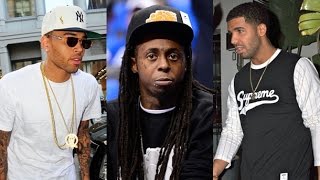 Chris Brown Calls Drake &#39;Fake&#39; while Thanking Lil Wayne for bringing him out at Lil Weezyana Fest.