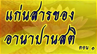 แก่นสารของอานาปานสติ 1/2 @  พระอาจารย์สมภพ  โชติปัญโญ