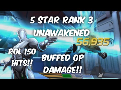 Superior Iron Man 5 Star Rank 3 Unawakened | Buffed OP Damage!! | Marvel Contest of Champions