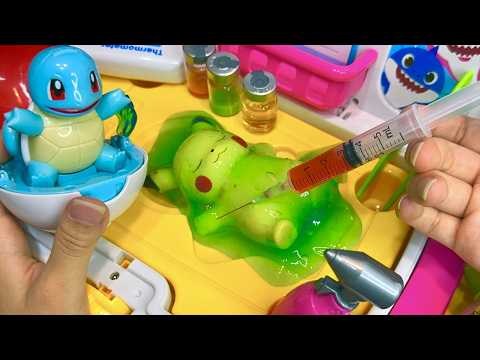 [🌟Toy ASMR🌟] 🏥Pokémon Doctor Toys, Battle Toys ASMR | Pikachu | Satisfying Toy Unboxing ASMR