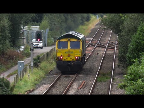 Freightliner Class 66 No. 66592 on 0K68 Guide Bridge Yard - Crewe Basford Hall on 10.09.20 - HD