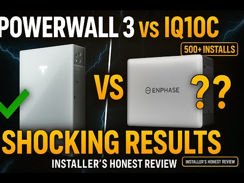 Tesla Powerwall 3 vs Enphase IQ10C: Why Smart Homeowners Choose the 'Weaker' Battery