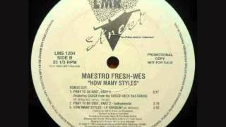 Maestro Fresh Wes - Pray To Da East Pt. 2