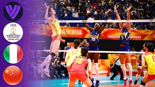 Download lagu Italy 🆚 China - Full Semifinal Match | Women’s World Champs 2018 mp3