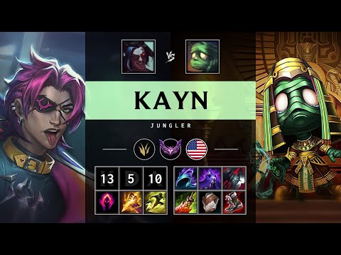 Kayn Jungle vs Amumu - NA Master Patch 25.16