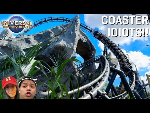 Coaster Idiots Go To Universal Orlando! - ElToroRyan & Wifey Ride VelociCoaster!! - Day 1 (Nov 2021)