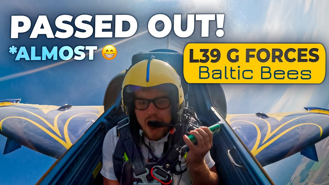 I ALMOST BLACKED OUT! | L-39 aerobatics with Baltic Bees
