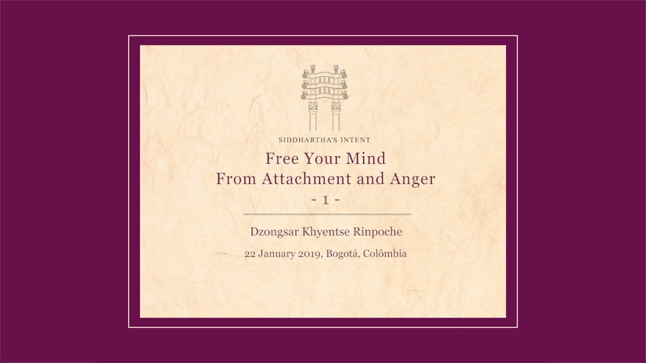 Free Your Mind From Attachment and Anger, Bogota, Colombia - 22 January 2019 - Part 1