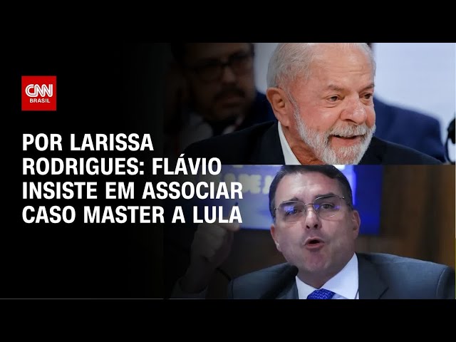 Eleições 2026: Flávio Bolsonaro insiste em associar caso Master a Lula | CNN 360º
