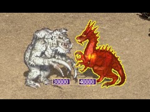 Heroes 3 - 30 000 Specrtal Behemoths vs 40 000 Ruby Crystal Dragons