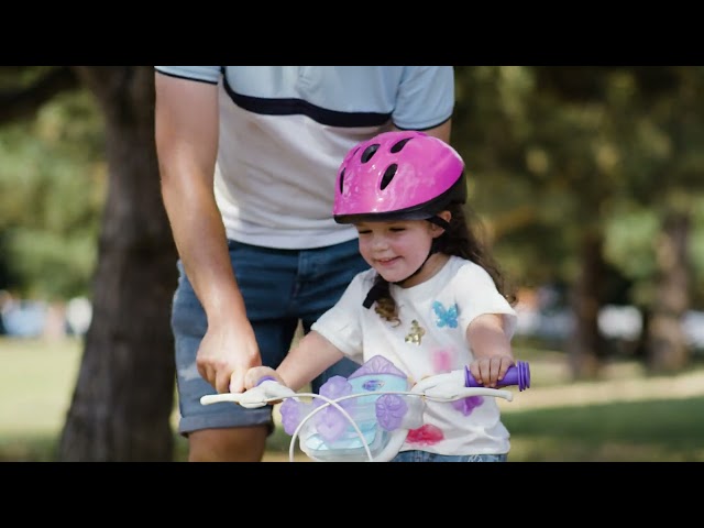 Vídeo relacionado con Huffy Disney Frozen 12" Inch Bicicleta para niños, 3-5 años