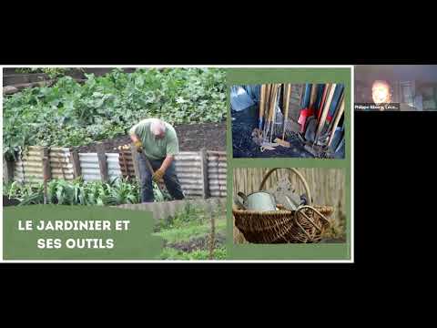 Le jardinier et ses outils + questions diverses et basse cour