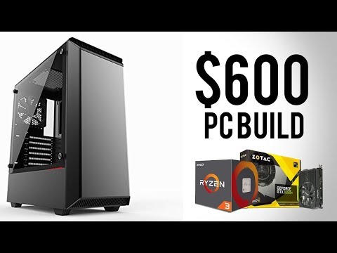 $600 Gaming PC Build 2018 - Best Budget Gaming PC!