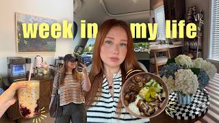 week in my life VLOG: lots of chatting, easy meals at home + setting up my coffee bar