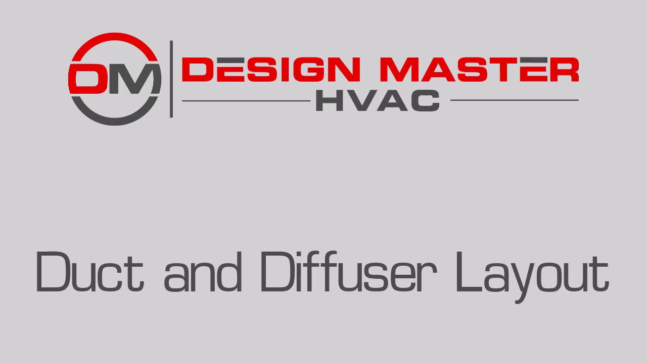 Design Master HVAC for AutoCAD: Duct and Diffuser Layout