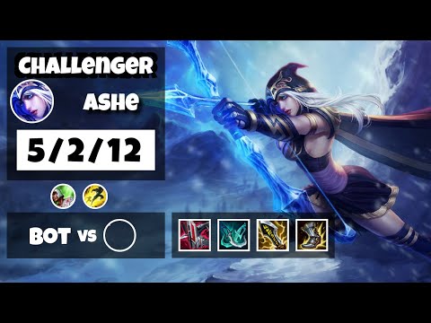 Ashe Gameplay Challenger Replay S11 - 11.18 Bot Lane (5/2/12) - NA