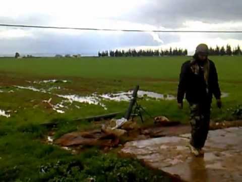 استهداف قوات النظام في حاجز الحماميات في ريف حماة بقذائف الهاون من قبل كتيبة المعتصم بالله