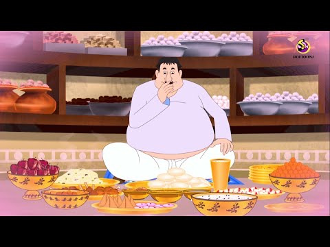 The cleverness of glutton Kailash | Hindi Kahaniya | Comedy Stories | Hindi Bedtime Story