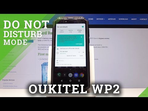 How to Mute Sound on OUKITEL WP2 - Do Not Disturb Mode