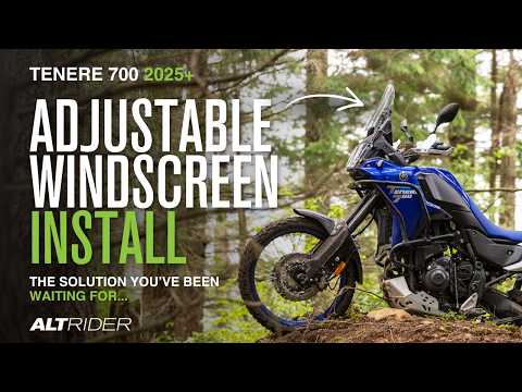 Ténéré 700 (2025+) Adjustable Windscreen Install