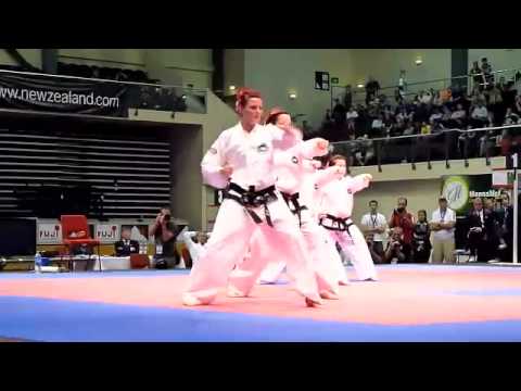 Canada Senior Female Team Patterns   Hwa Rang   Taekwondo ITF World Championships 2011    www taekwon doitf com ar