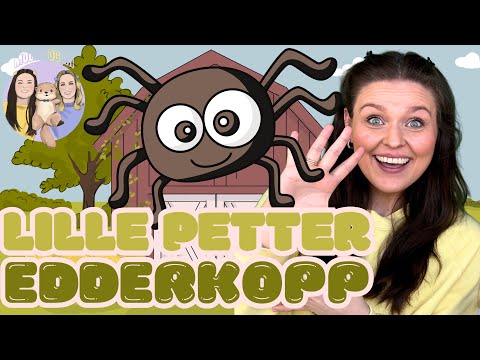 Molly og Mi 🕸️ Lille Petter Edderkopp 🕸️ (Barnesanger på norsk)