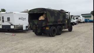 M35A2 deuce my buddy teaching his 17 year old how to drive it
