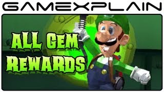 All Gem Reward Statues in Luigi's Mansion 2: Dark Moon