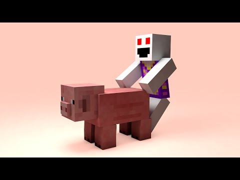 Terrifying Minecraft Easter Bunny