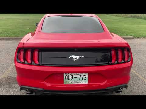 Ecoboost Mustang Exhaust Stock vs Flowmaster Outlaw Axle Back & Resonator delete