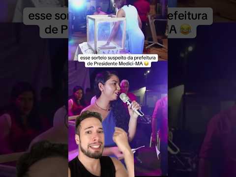 sorteio suspeito da secretaria da prefeitura de presidente medici #polemica #maranhão #noticias