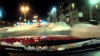 preview picture of video 'A Ride thru Allston MA after the Big Snowstorms of February 2015'