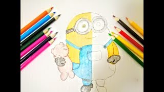 【怪盗グルー・ミニオン】ミニオン描いてみたMinionアナログ