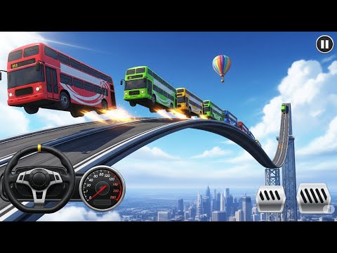 Impossible Bus Stunt 2025 🚍 | Insane Mega Ramp Driving Simulator (Android Gameplay)