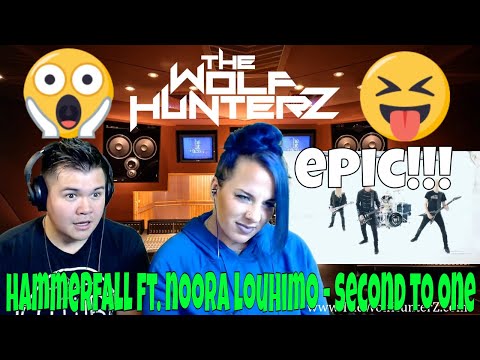 HAMMERFALL ft. Noora Louhimo - Second to One (Official Video) THE WOLF HUNTERZ Jon and Suzi Reaction