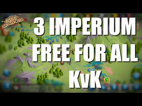 3 IMPERIUM in a FREE FOR ALL KvK - LvL 7 pass Heroic Anthem day 2 - Rise of Kingdoms