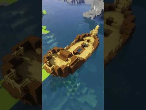 Abandoned Minecraft Pirate Ship SEED!