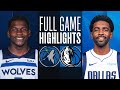 TIMBERWOLVES at MAVERICKS | FULL GAME HIGHLIGHTS | January 7, 2024
