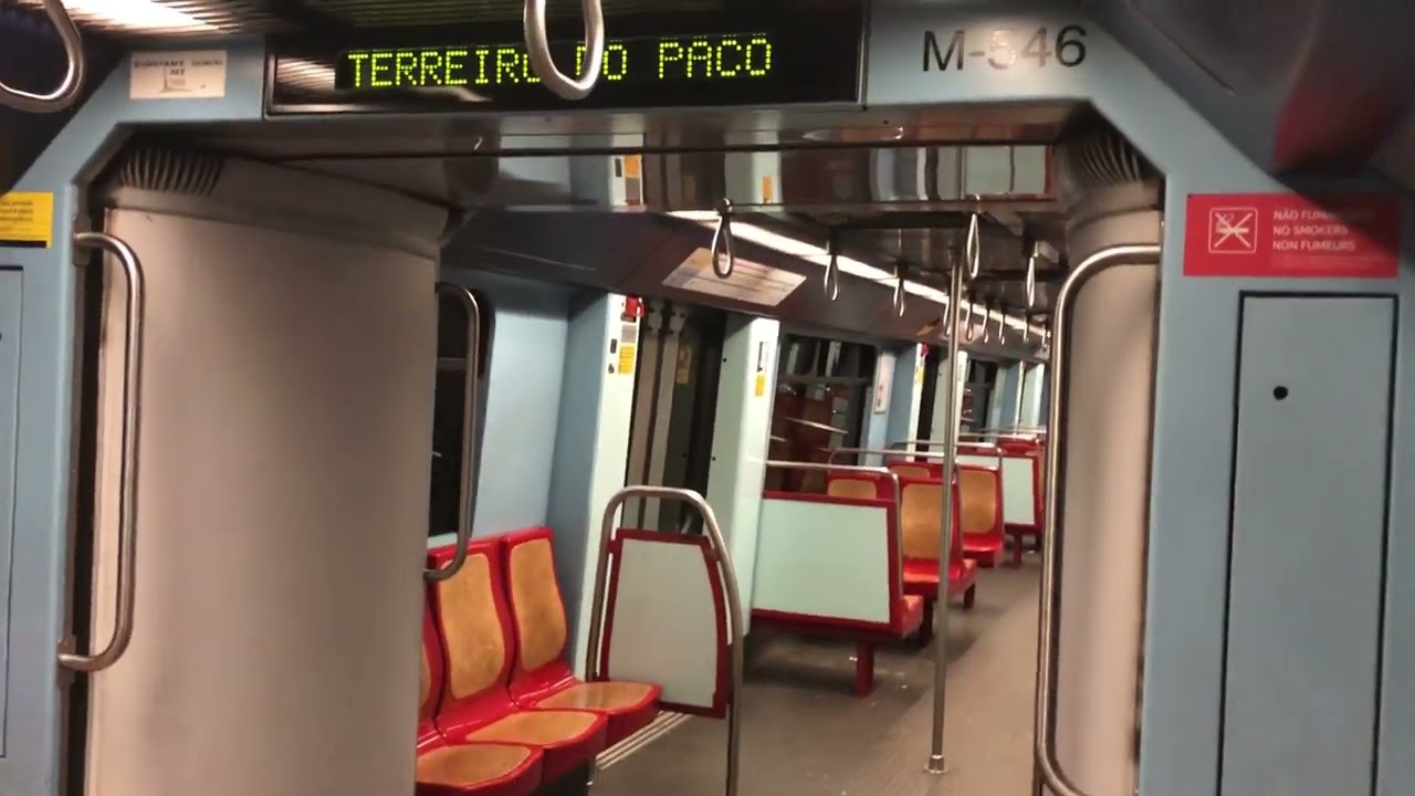 Linha Azul   Viagem feita desde Santa Apolónia aos Restauradores 31 12 2023 M 546