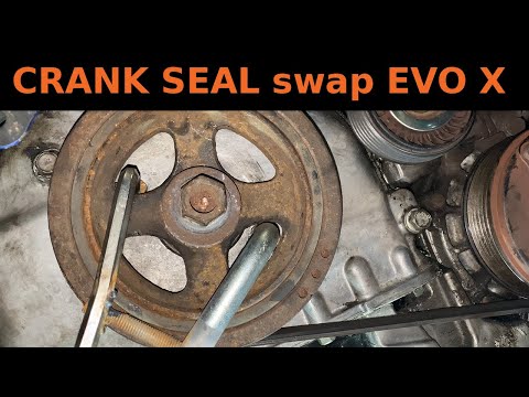 HOW TO: Replace Crank Seal - Evo X Mitsubishi SST