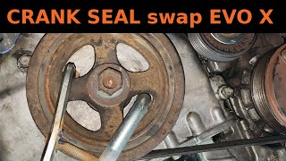 HOW TO: Replace Crank Seal - Evo X Mitsubishi SST