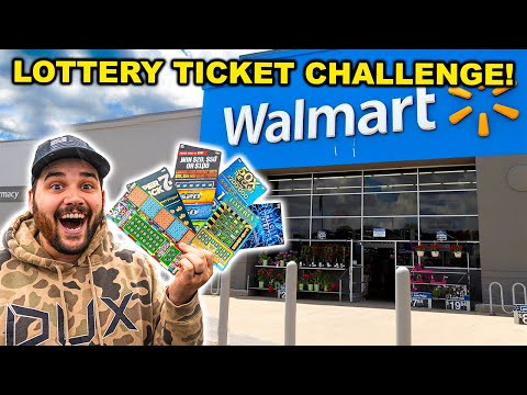 Walmart LOTTERY TICKET Fishing CHALLENGE!!! (I WON)