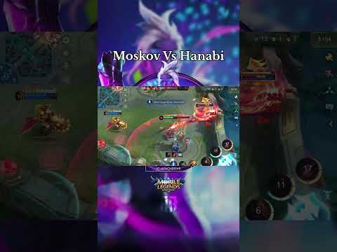 Moskov Vs Hanabi🔥 #mlbb #mlbbshorts #mlb #shorts #short video #moskovgameplay