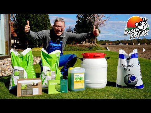 RASEN düngen - 4 Konzepte auf 4 Testflächen im Langzeitversuch beim Rasenfreak!