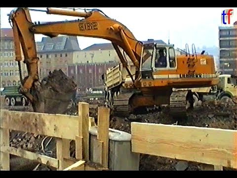 Liebherr R962, O&K RH6 PMS, Cat 963 & Mercedes, MAN, IVECO, Scania Dump Trucks,  29.03.1990